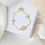 Elegant Flower Moissanite Bracelet for Her with Sparkling Beauty, Romantic Charm, and Timeless Luxury