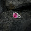 Elegant Round Cut Natural Ruby Ring in Sterling Silver – Timeless Beauty, Radiant Sparkle, Handcrafted Luxury for Every Occasion and Style