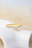 Luxury Moissanite Marquise and Round Band Ring in Sterling Silver for Women Wedding Jewelry