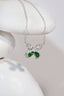 Elegant Moissanite and Emerald Pendant for Her, Timeless Luxury Sparkle Gift Jewelry Piece
