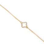 Luxury Moissanite Clover Bracelet for Her with Timeless Sparkle, Elegant Charm, and Romantic Sophisticated Beauty