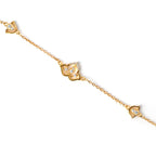Elegant Flower Moissanite Bracelet for Her with Sparkling Beauty, Romantic Charm, and Timeless Luxury