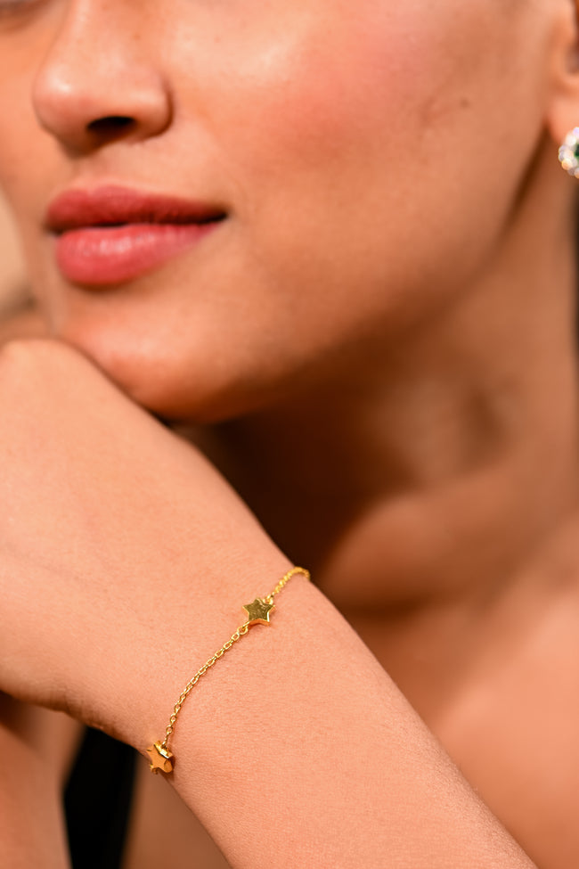 Elegant Star Bracelet for Her Birthday Gift with Timeless Sparkle and Romantic Luxury Charm Main Image