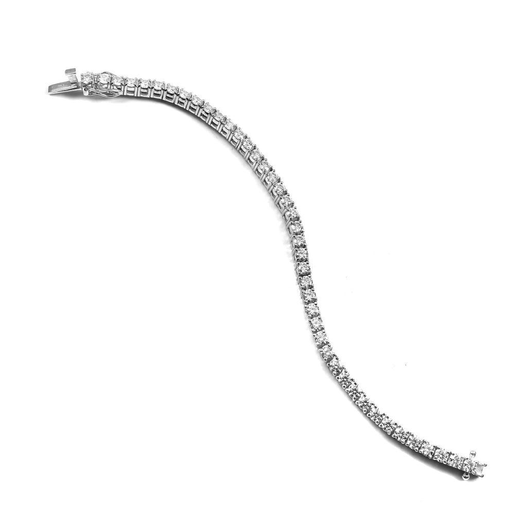 Luxury Moissanite Tennis Bracelet for Women, Timeless Sparkle, Elegant Wedding and Anniversary Jewelry