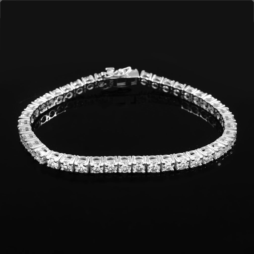 Luxury Moissanite Tennis Bracelet for Women, Timeless Sparkle, Elegant Wedding and Anniversary Jewelry