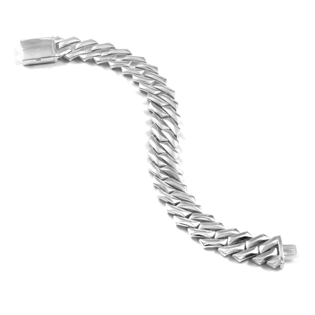 Men's Cuban Link Bracelet, Bold Luxury Chain Jewelry for Everyday Style and Elegance