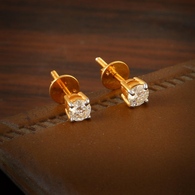 Classic Moissanite Stud Earrings for Her, Timeless Sparkling Fine Jewelry Gift for Women Hover Image