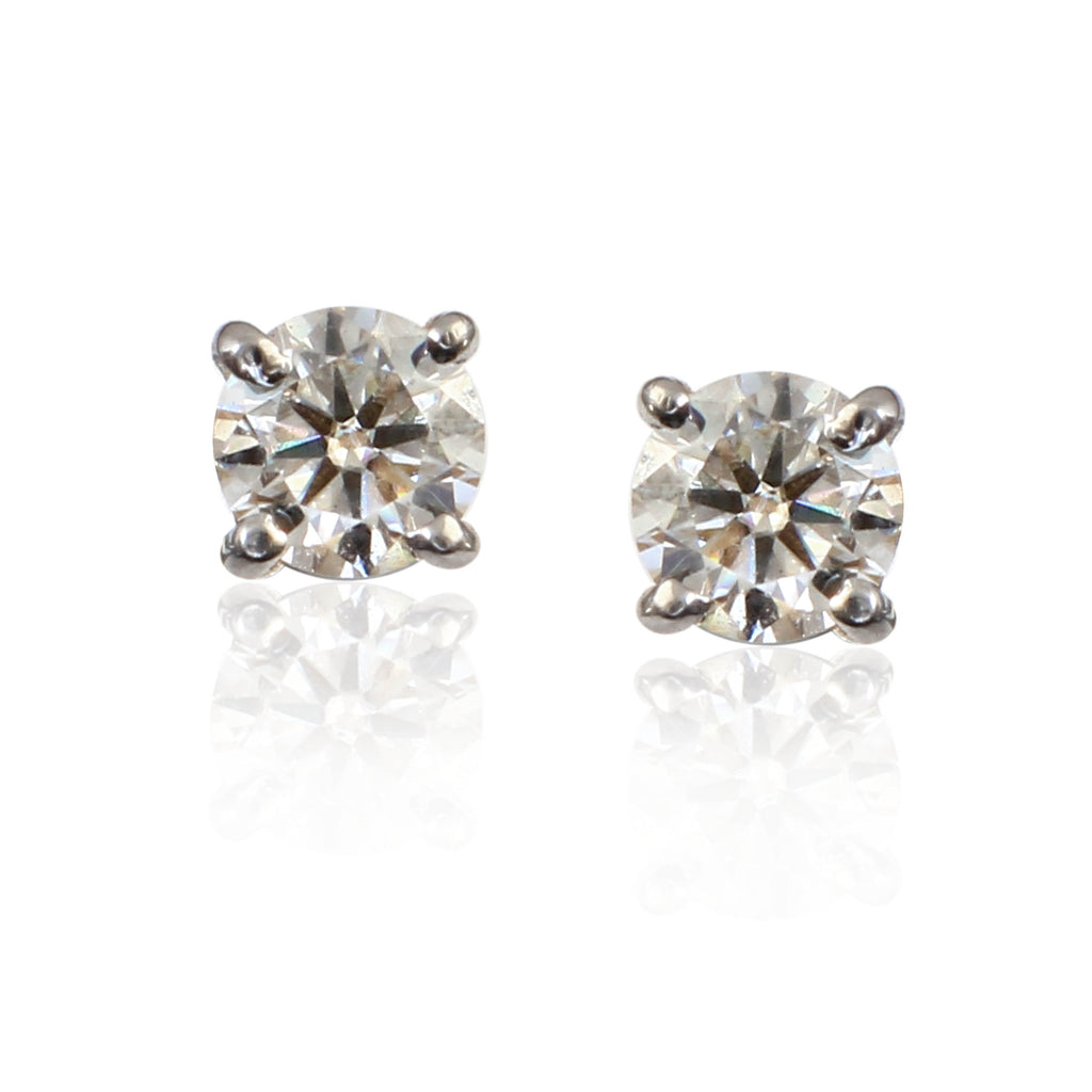 Classic Moissanite Stud Earrings for Her, Timeless Sparkling Fine Jewelry Gift for Women