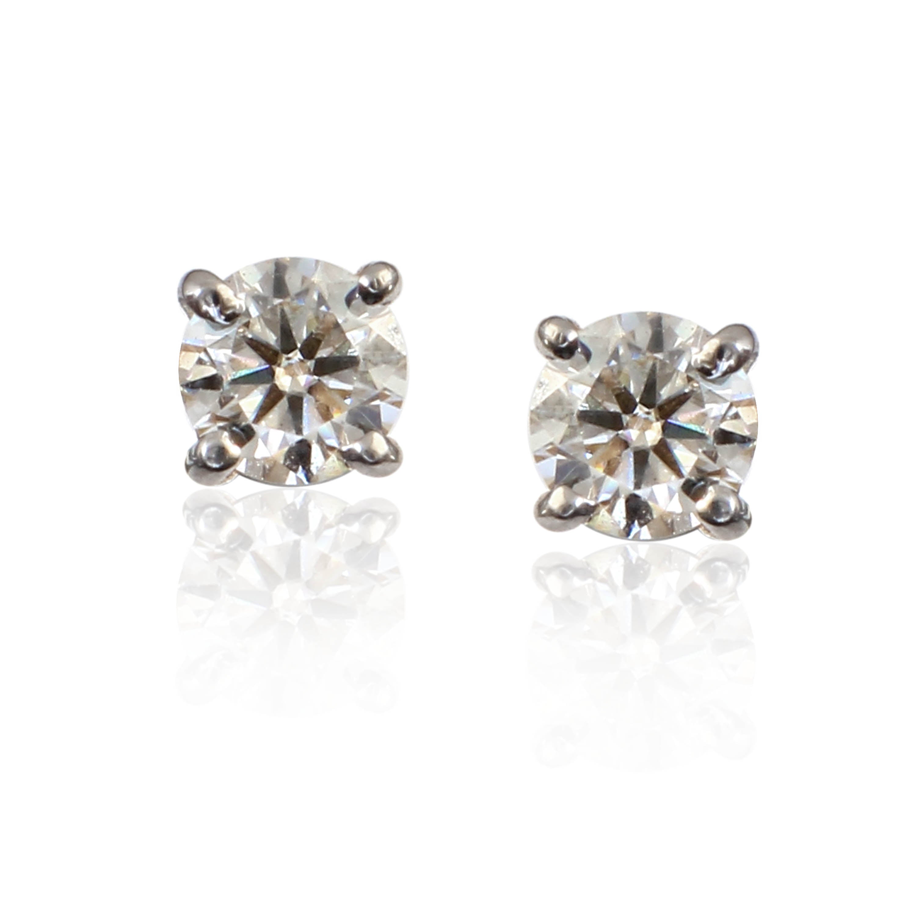 Classic Moissanite Stud Earrings for Her, Timeless Sparkling Fine Jewelry Gift for Women