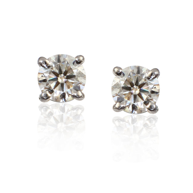 Classic Moissanite Stud Earrings for Her, Timeless Sparkling Fine Jewelry Gift for Women Main Image
