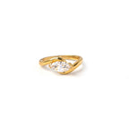 Elegant Marquise Cut Moissanite Ring in Sterling Silver – Timeless Sparkle, Graceful Design, Luxury Craftsmanship for Every Special Occasion