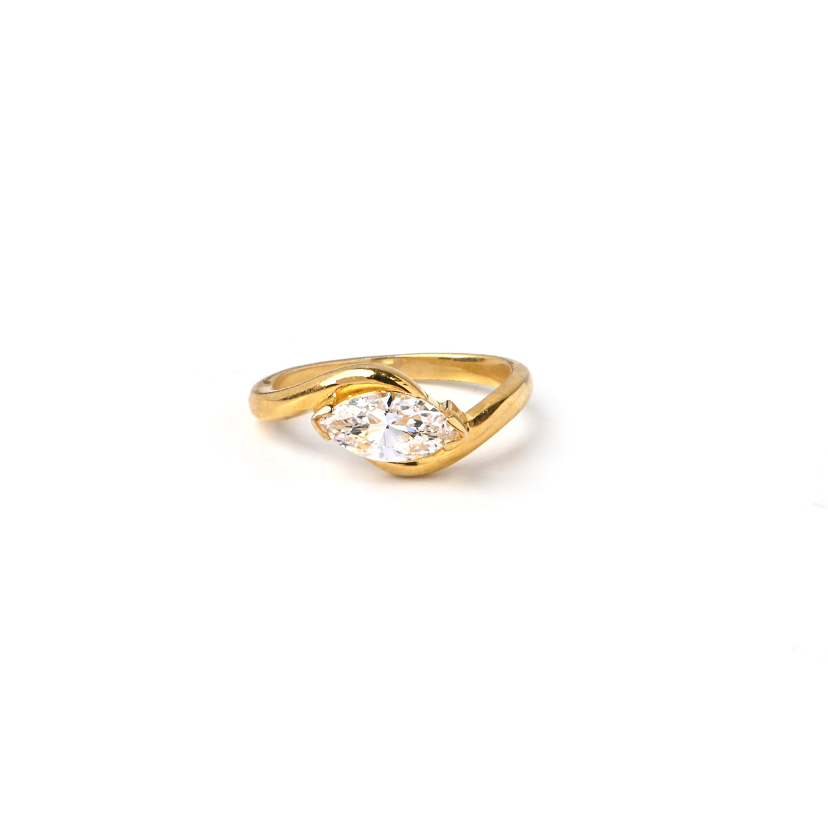 Elegant Marquise Cut Moissanite Ring in Sterling Silver – Timeless Sparkle, Graceful Design, Luxury Craftsmanship for Every Special Occasion
