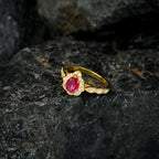Radiate timeless elegance with this Natural Pear Cut Ruby Ring in Sterling Silver, crafted to capture beauty, passion, and sophistication.