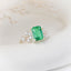 Elegant Labgrown Emerald Cut Ring in Sterling Silver — Timeless Brilliance, Modern Luxury, Crafted for Everyday Sophisticated Sparkle and Grace