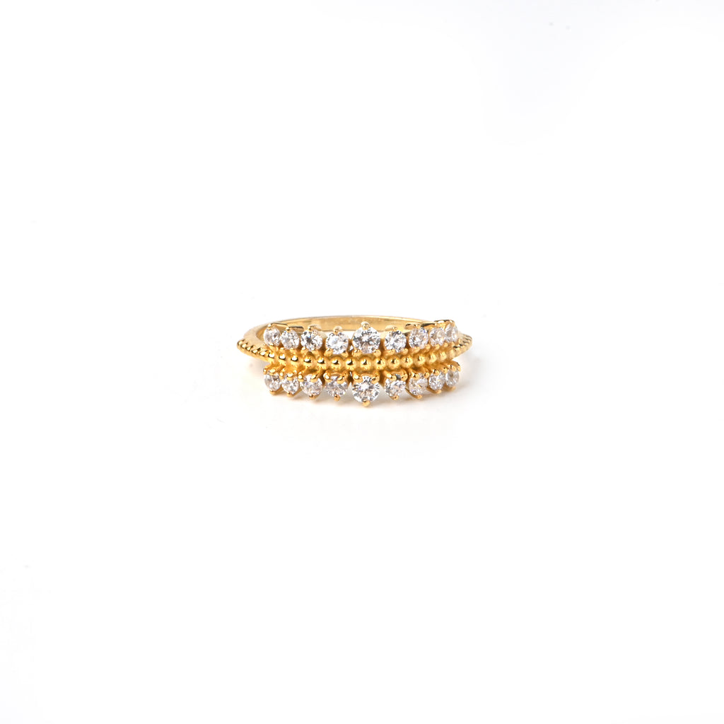 Luxury Round Cut Moissanite Ring in Sterling Silver – Brilliant Sparkle, Elegant Design, Timeless Fine Jewelry