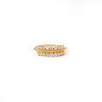 Luxury Round Cut Moissanite Ring in Sterling Silver – Brilliant Sparkle, Elegant Design, Timeless Fine Jewelry