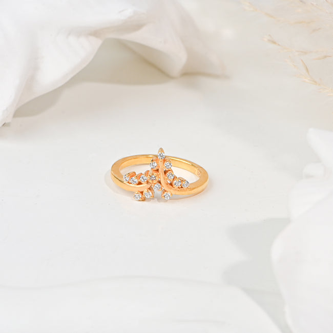 Elegant Round Cut Moissanite Ring in Sterling Silver for Women Wedding Engagement Fine Jewelry Hover Image
