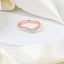 Elegant Round Cut Moissanite Band Ring in Sterling Silver for Timeless Luxury and Everyday Sparkling Style