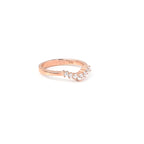Elegant Round Cut Moissanite Band Ring in Sterling Silver for Timeless Luxury and Everyday Sparkling Style
