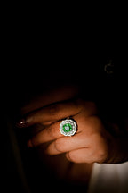 Elegant Lab-Grown Emerald Cushion Cut Engagement Ring for Her in Timeless Luxury Sterling Silver