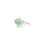 Elegant Emerald Cut Lab-Grown Stone Engagement Ring with Timeless Sparkle, Luxury Craftsmanship, and Romantic Sophisticated Beauty
