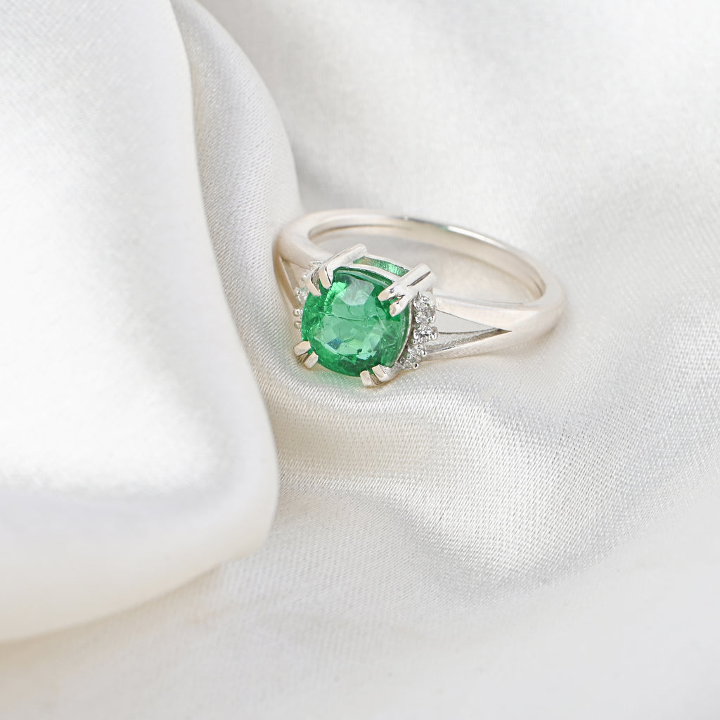 Elegant Lab-Grown Gems Bridal Ring for Her, Timeless Sparkle, Romantic Luxury, and Everlasting Wedding Elegance