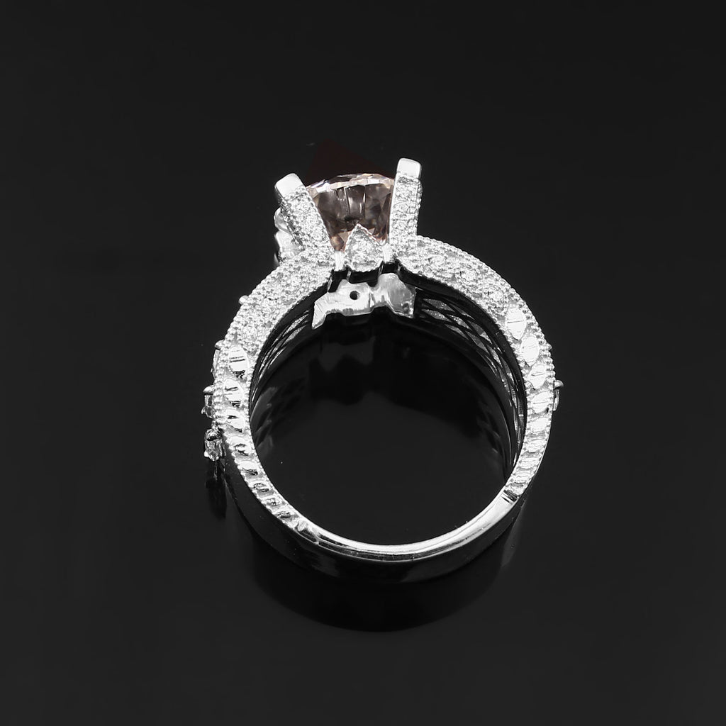 Elegant Moissanite Engagement Ring for Her, Timeless Brilliance and Romantic Luxury Promise