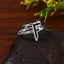 Personalized Couple Initials Ring for Couples, Custom Name Letter Band, Romantic Anniversary Gift Jewelry