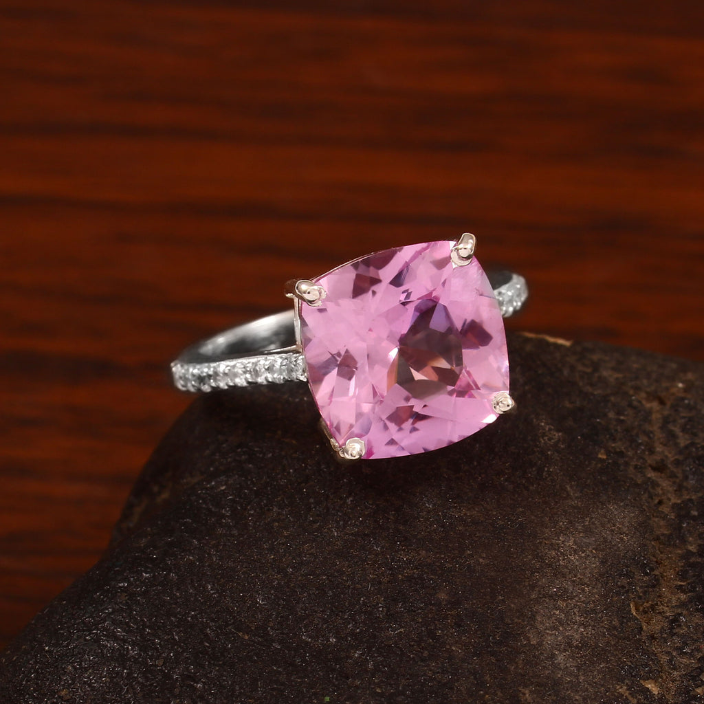 Elegant Cubic Zirconia Ring and Earring Set for Her, Sparkling Wedding Anniversary Jewelry Gift