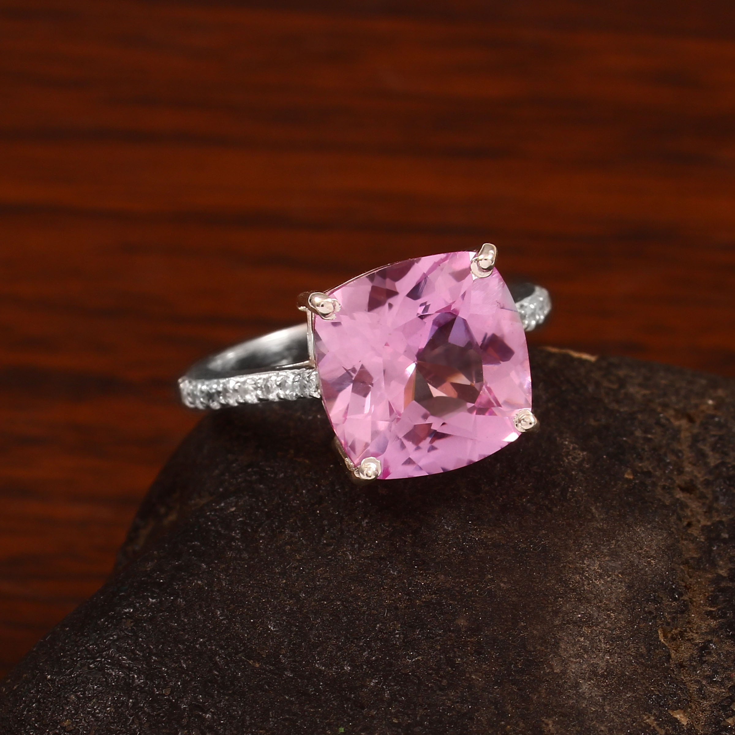 Elegant Cubic Zirconia Ring and Earring Set for Her, Sparkling Wedding Anniversary Jewelry Gift