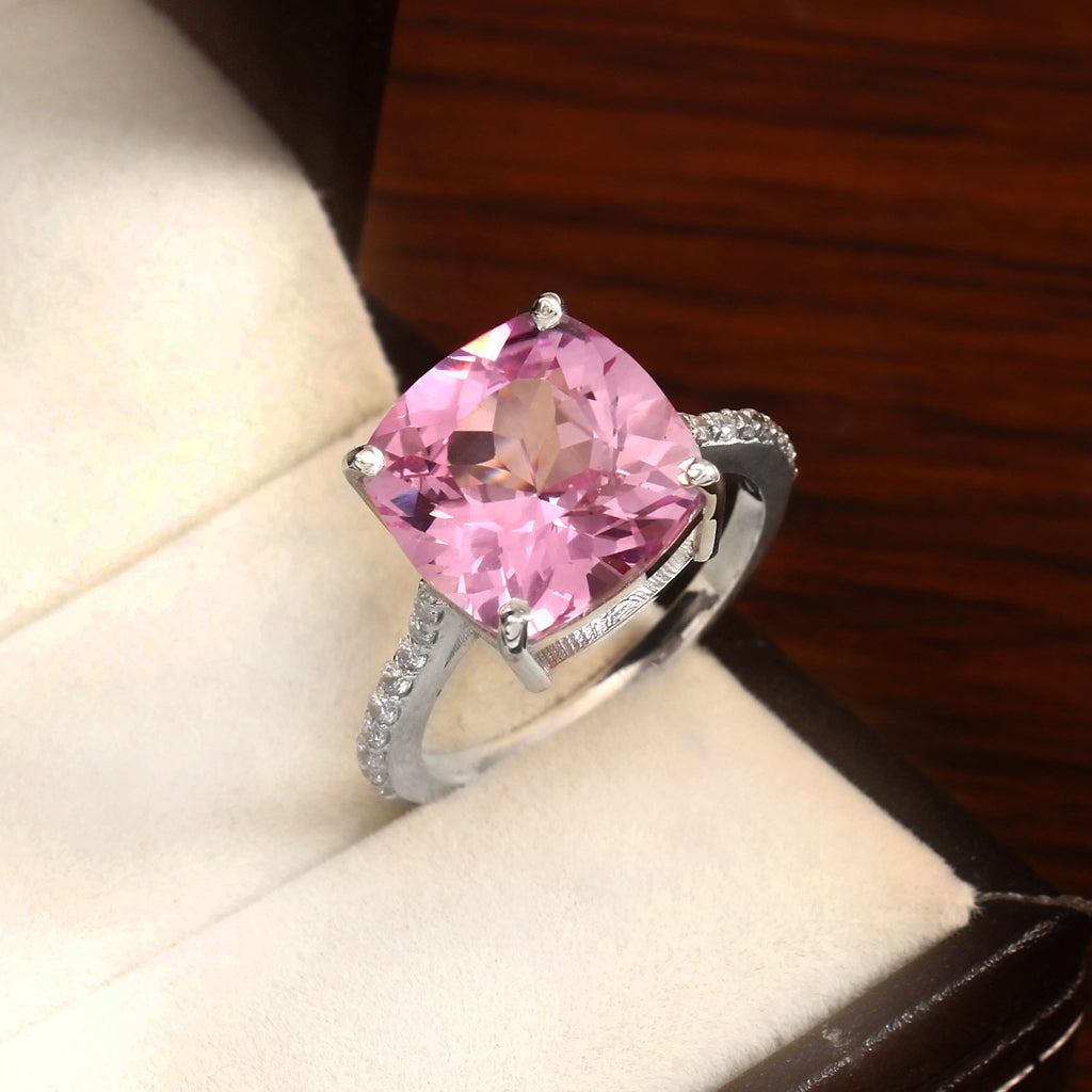 Elegant Cubic Zirconia Ring and Earring Set for Her, Sparkling Wedding Anniversary Jewelry Gift