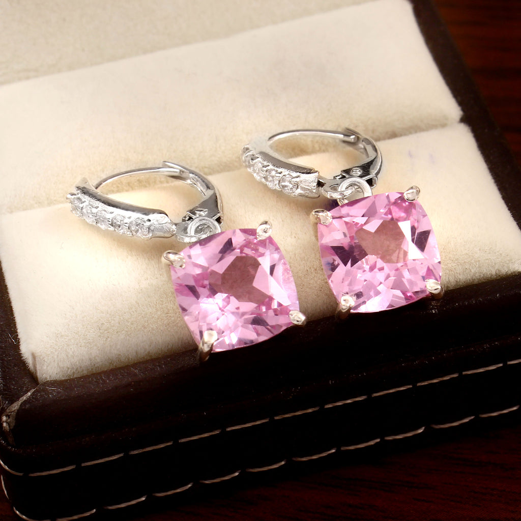 Elegant Cubic Zirconia Ring and Earring Set for Her, Sparkling Wedding Anniversary Jewelry Gift