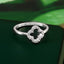 Elegant Four Leaf Clover Moissanite Ring for Her, Lucky Charm Fine Jewelry Gift