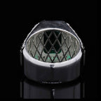 Men's Lab Grown Emerald Ring, Bold Luxury Statement Jewelry with Timeless Sophisticated Style 💚