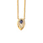 Elegant Pear Cut Alexandrite and Moissanite Pendant for Her, Timeless Sparkle Luxury Jewelry Gift