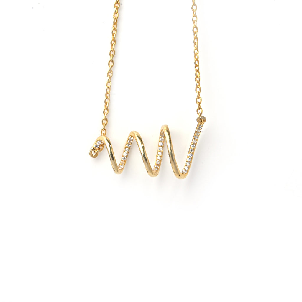 Elegant Moissanite Snake Flow Pendant for Her, Symbolic Luxury Gift with Brilliant Sparkle