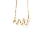 Elegant Moissanite Snake Flow Pendant for Her, Symbolic Luxury Gift with Brilliant Sparkle