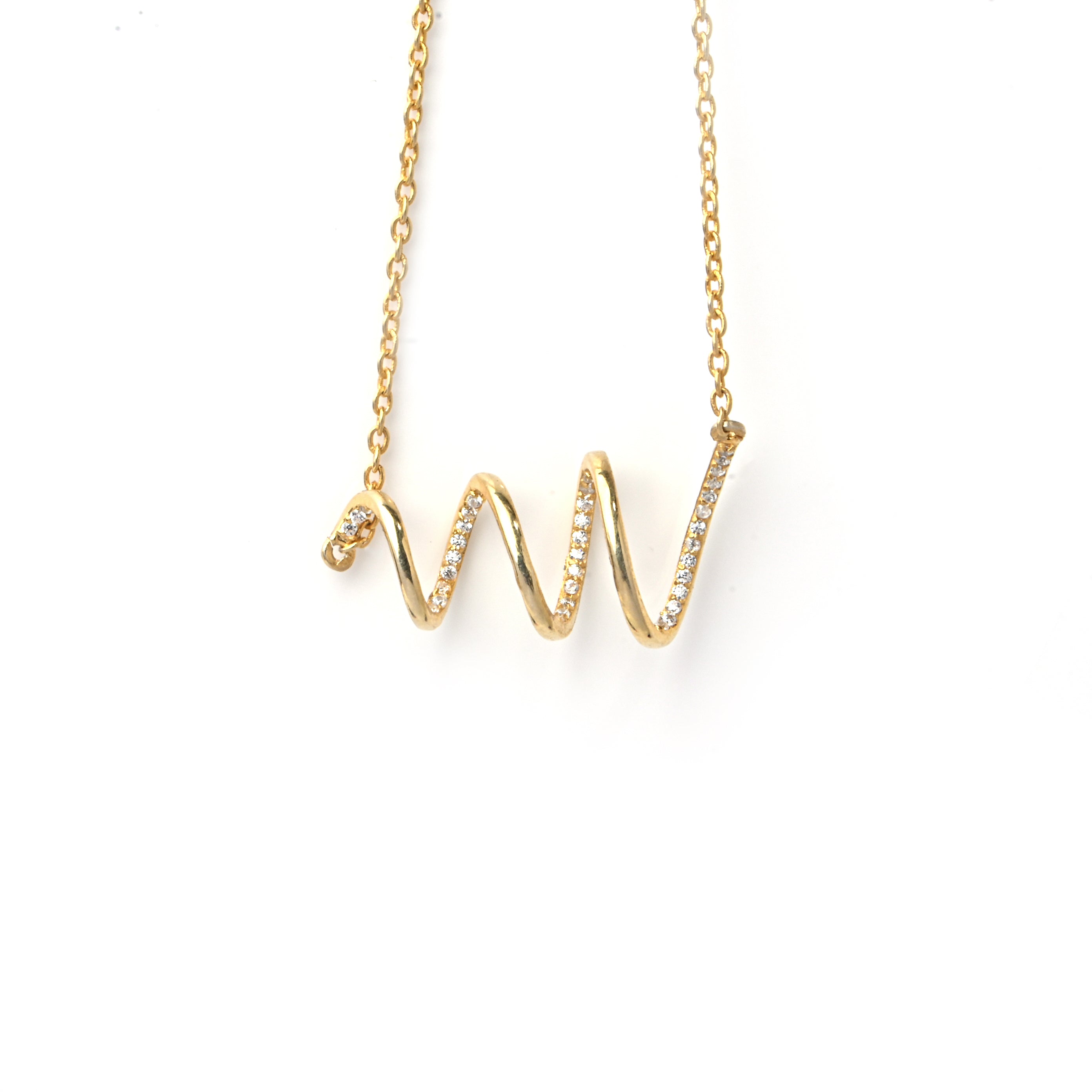 Elegant Moissanite Snake Flow Pendant for Her, Symbolic Luxury Gift with Brilliant Sparkle