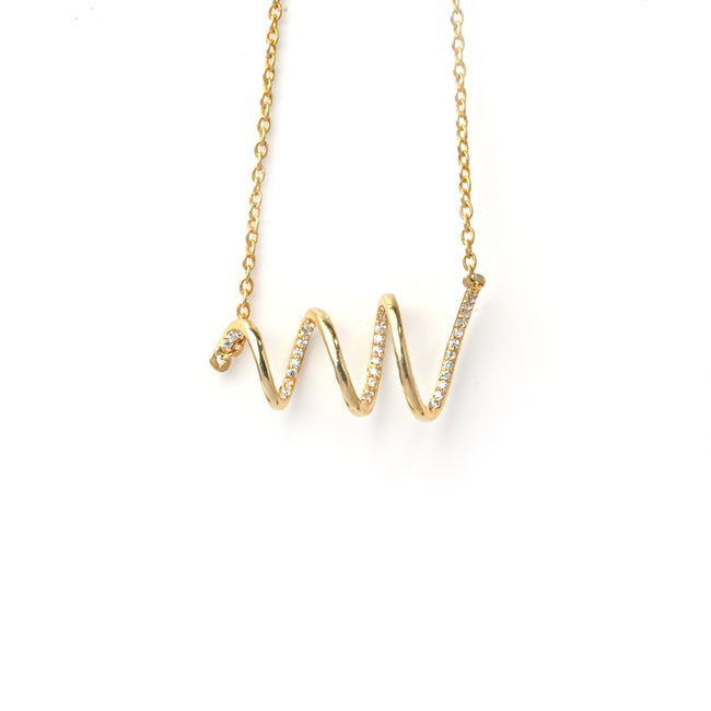 Elegant Moissanite Snake Flow Pendant for Her, Symbolic Luxury Gift with Brilliant Sparkle Main Image