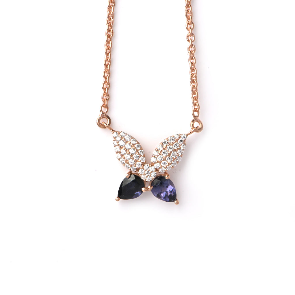 Elegant Alexandrite and Moissanite Pendant for Her, Timeless Sparkle Luxury Jewelry Gift Piece