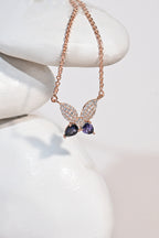 Elegant Alexandrite and Moissanite Pendant for Her, Timeless Sparkle Luxury Jewelry Gift Piece