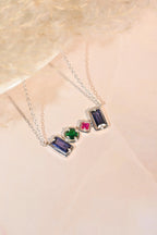 Elegant Alexandrite, Emerald, and Ruby Pendant for Her, Timeless Luxury Sparkle Jewelry Gift