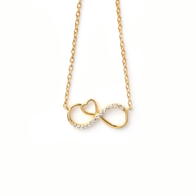 Elegant Infinity Moissanite Pendant for Her, Timeless Symbol of Love and Endless Sparkle Main Image