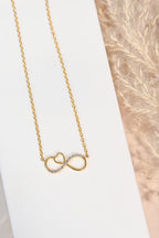 Elegant Infinity Moissanite Pendant for Her, Timeless Symbol of Love and Endless Sparkle